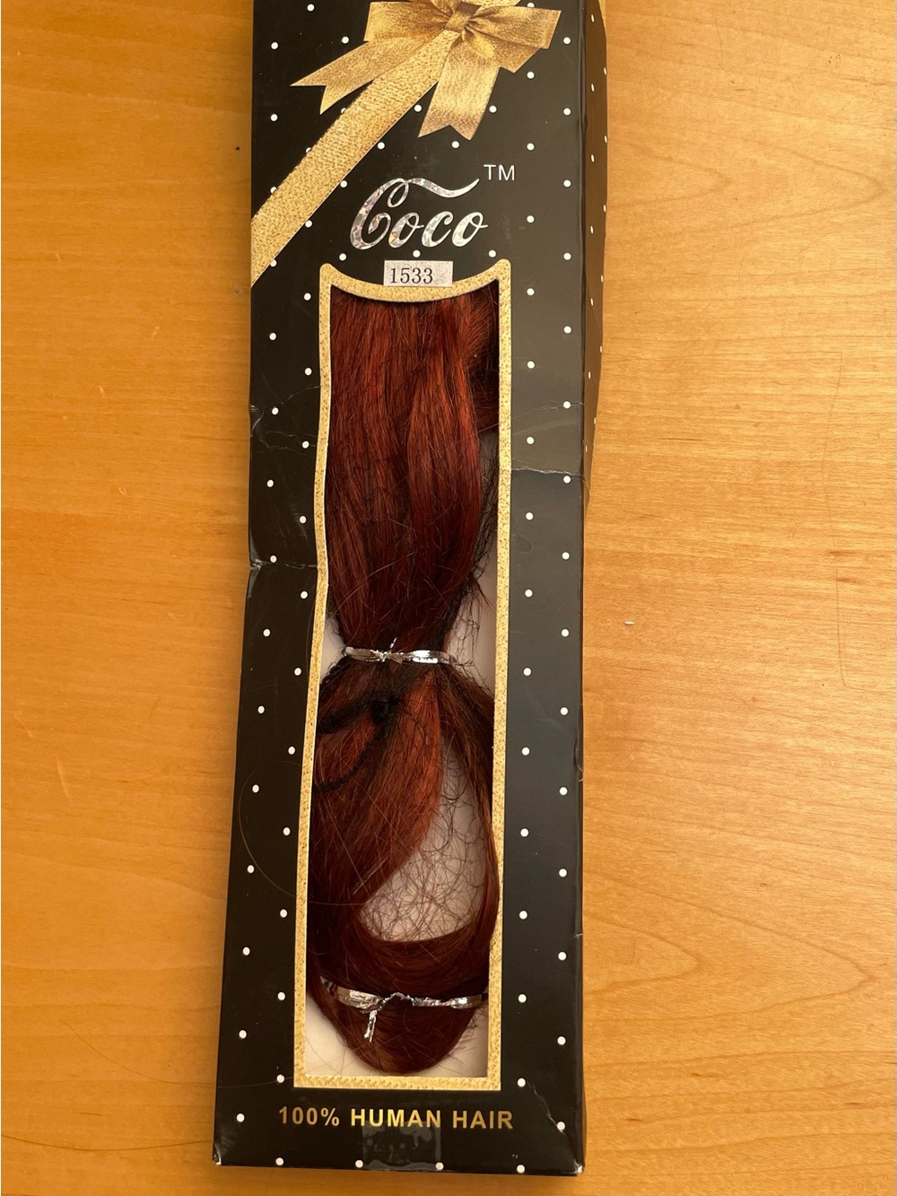 100% Human Hair Extension - Rich Copper Red